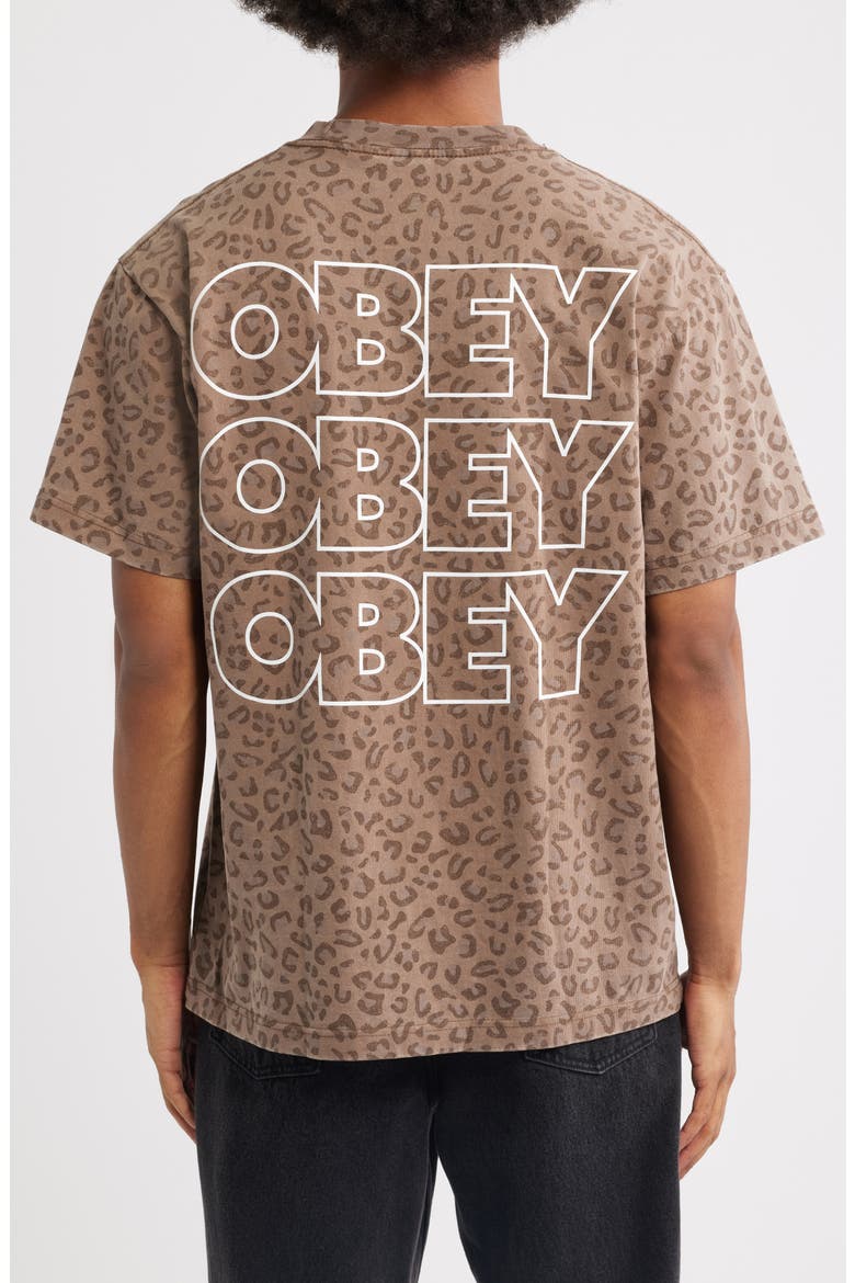 Treble Graphic T-Shirt, Alternate, color, LEOPARD CAMO