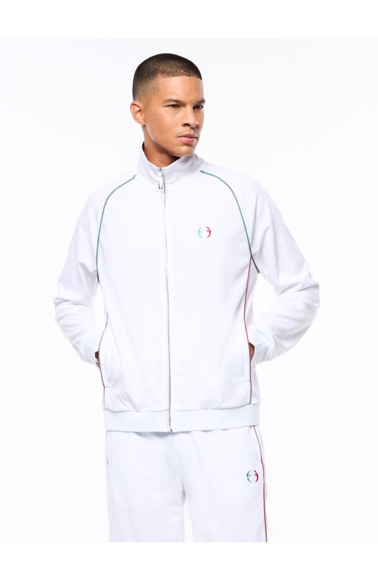 Sergio Tacchini Eredita Track Jacket, Main, color, Brilliant White