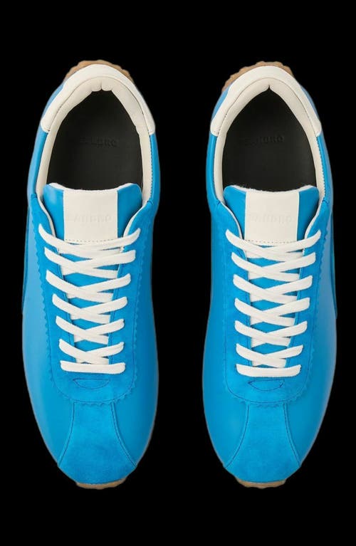 Sandro Vintage Low Top Running Sneakers In Blue