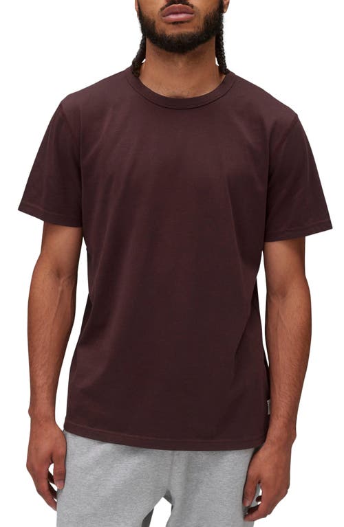 Reigning Champ Lightweight Cotton T-Shirt in Oxblood 