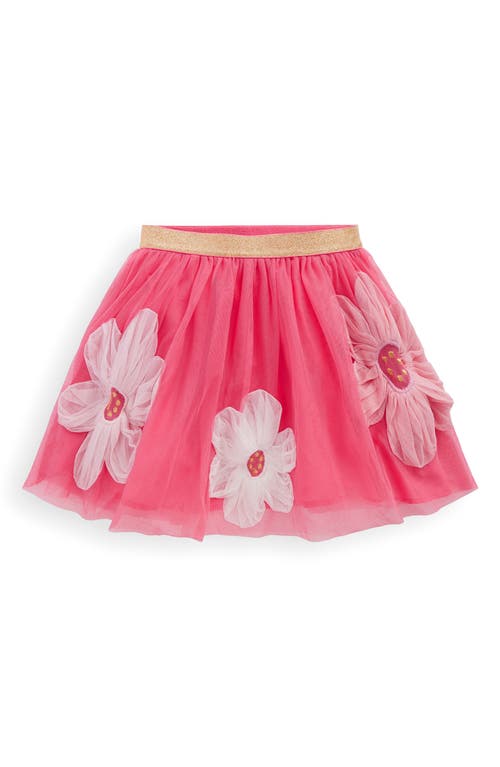 Mini Boden Kids' Appliqué Tulle Skirt In Pink