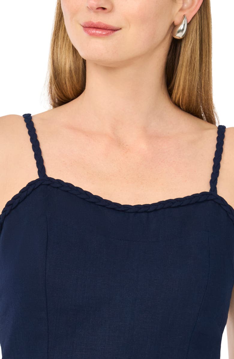 1.STATE Braided Trim Tank Top, Alternate, color, Classic Navy
