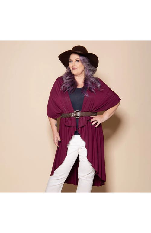 Shawl Dawls 10-in-1 Convertible Shawl In Burgundy