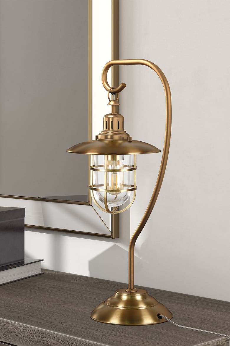 Bay Antique Brass Nautical Lantern Lamp, Alternate, color, BRASS