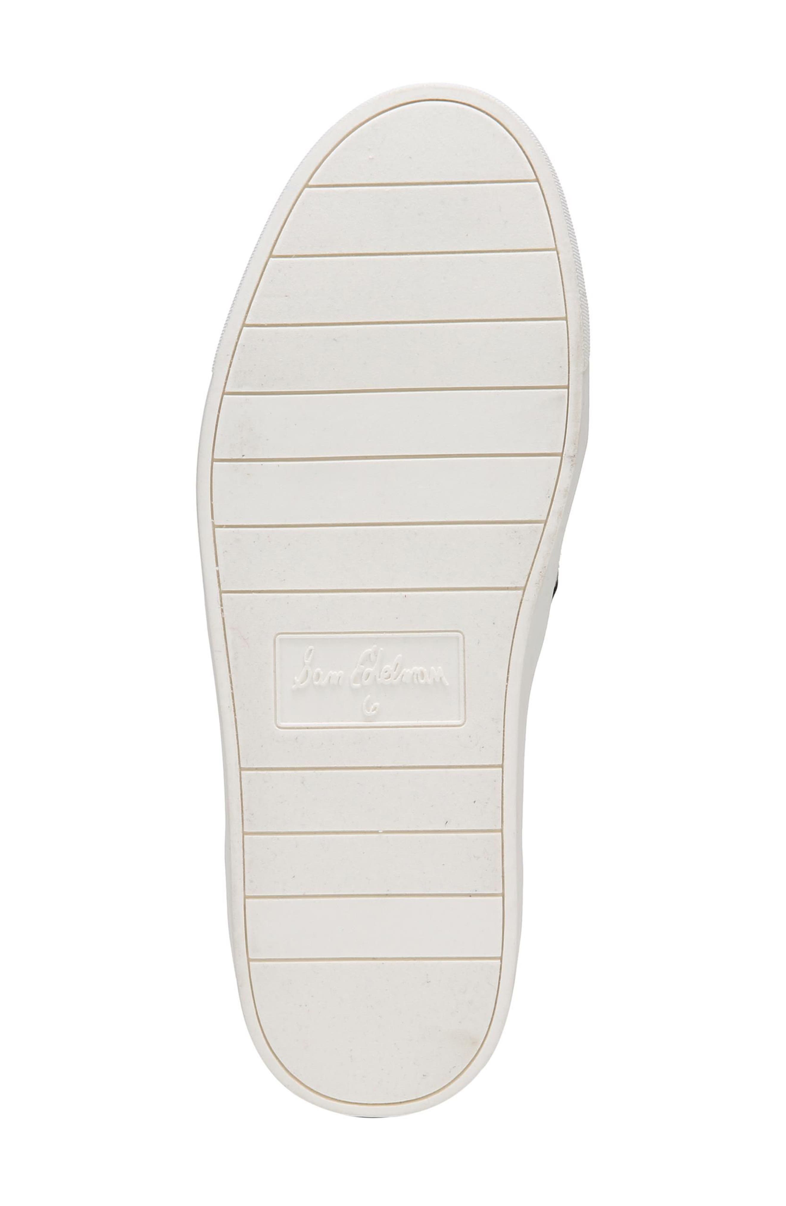 Evelina Slip-On, Alternate, color, BLACK STRIPE NAPPA LEATHER