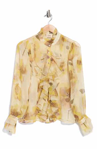 Ruffle Long Sleeve Top