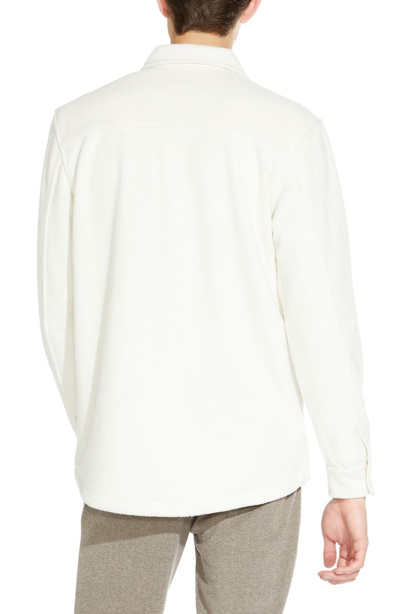 Civil Society Relaxed Fit Knit Shirt Jacket, Alternate, color, Cream