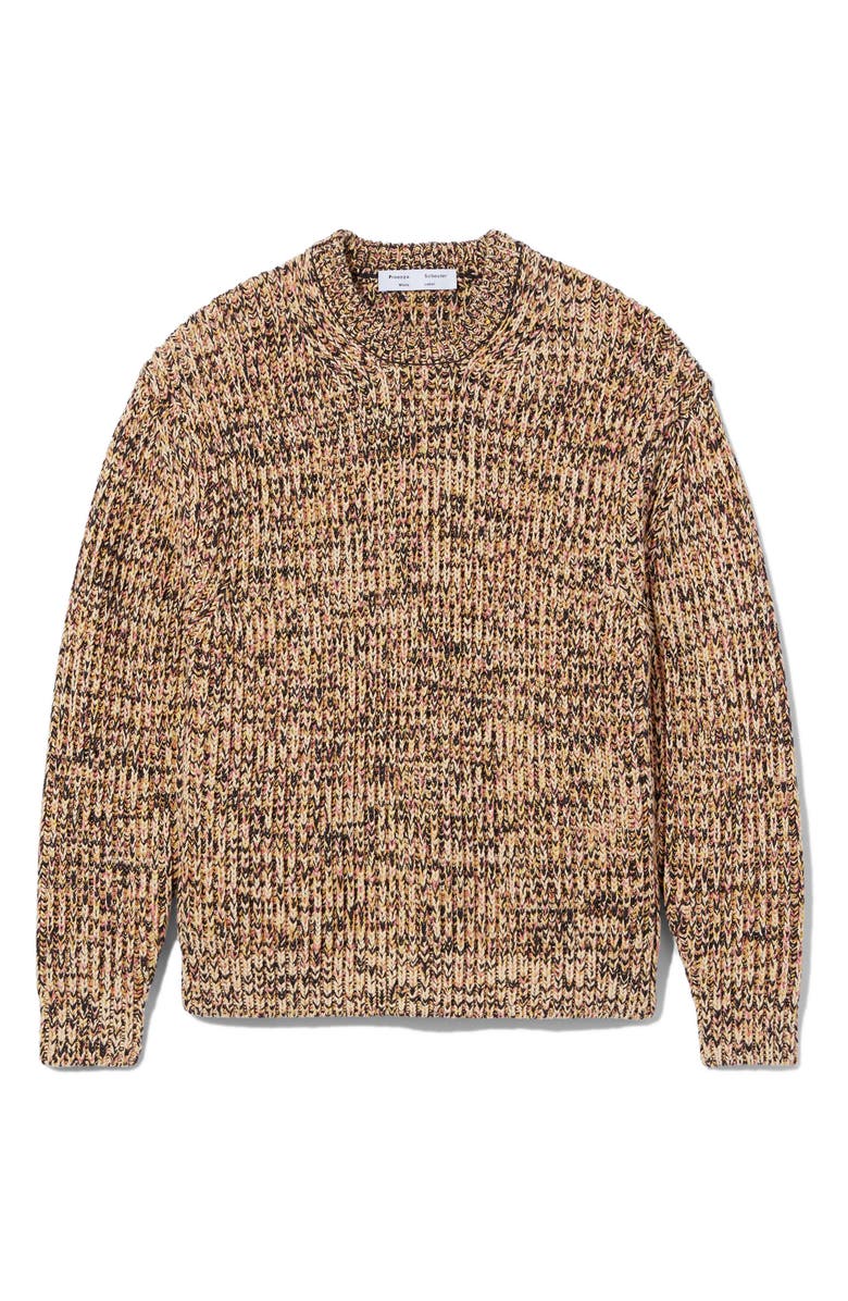 Proenza Schouler White Label Mixed Yarn Knit Sweater, Alternate, color, Peach Multi