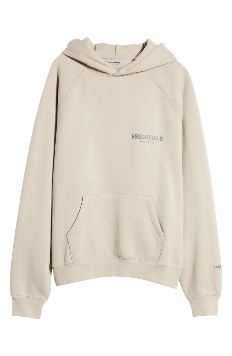 Fear of God Essentials Cotton Blend Pullover Hoodie, Alternate, color,