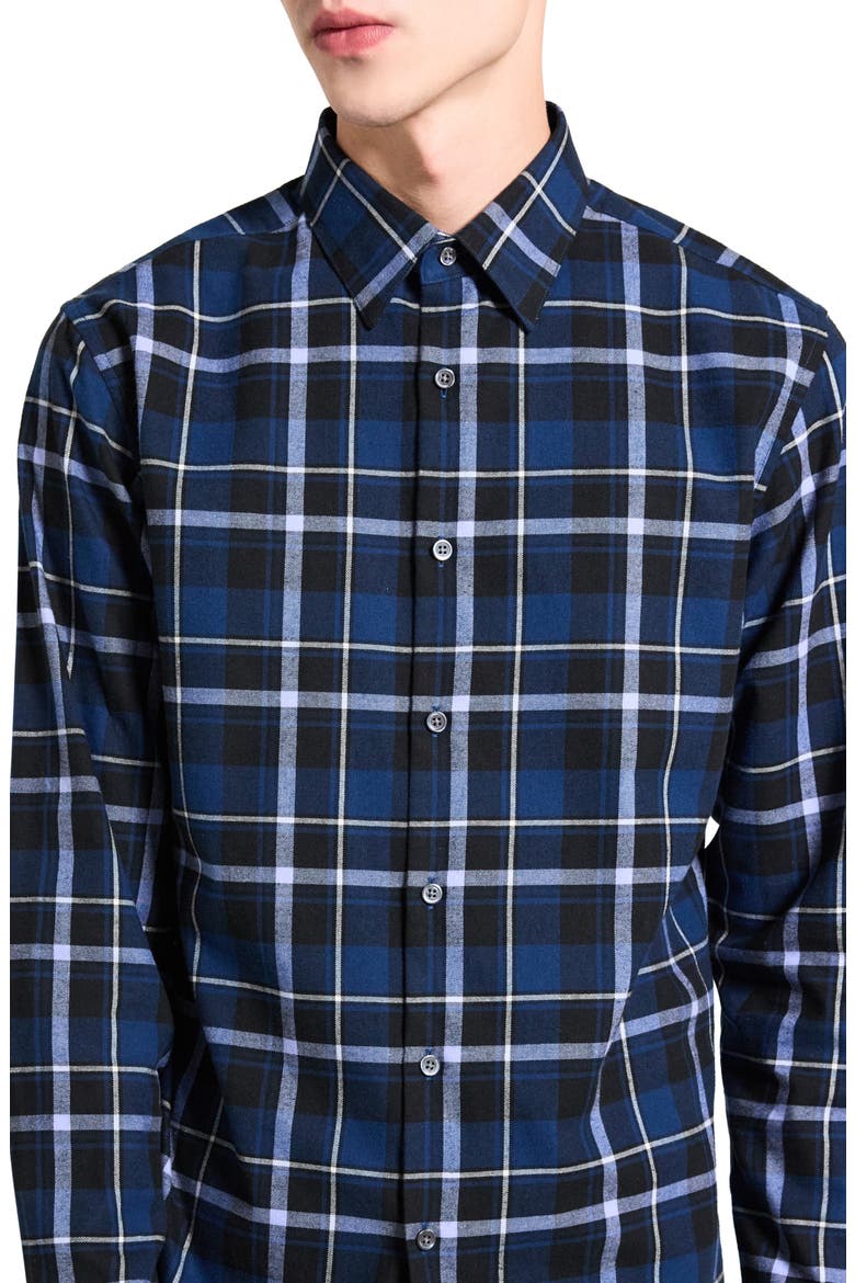 Irving Medium Plaid Shirt, Alternate, color, BLUEBERRY MULTI - RTP