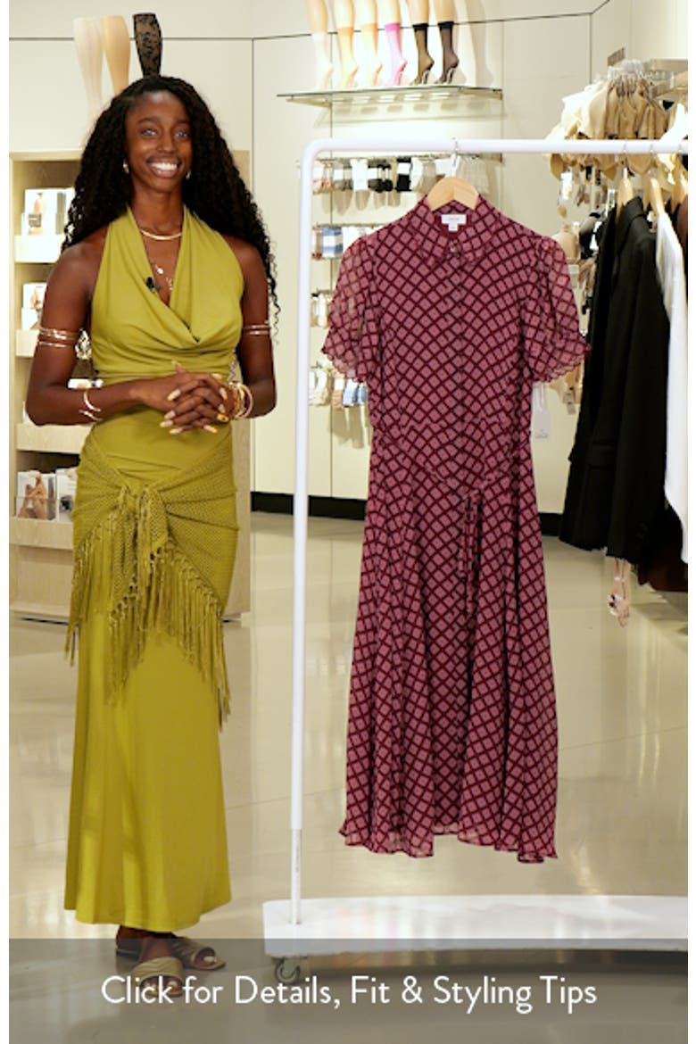 Print Midi Shirtdress video