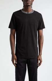 Moncler Logo Jacquard Crewneck T-Shirt