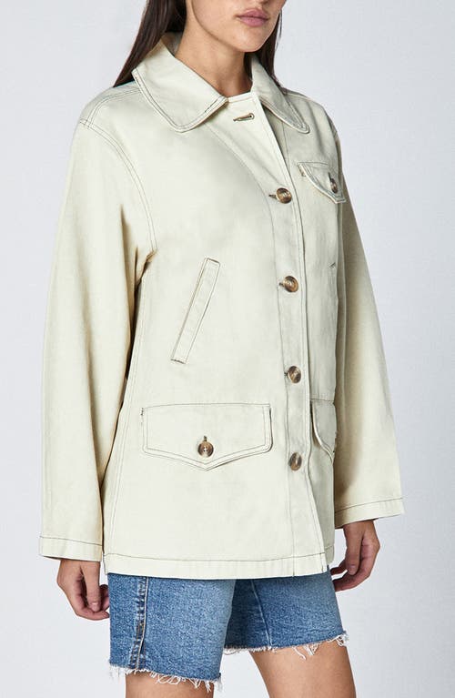 Unpublished Ari Chore Jacket In Beige In Blanch