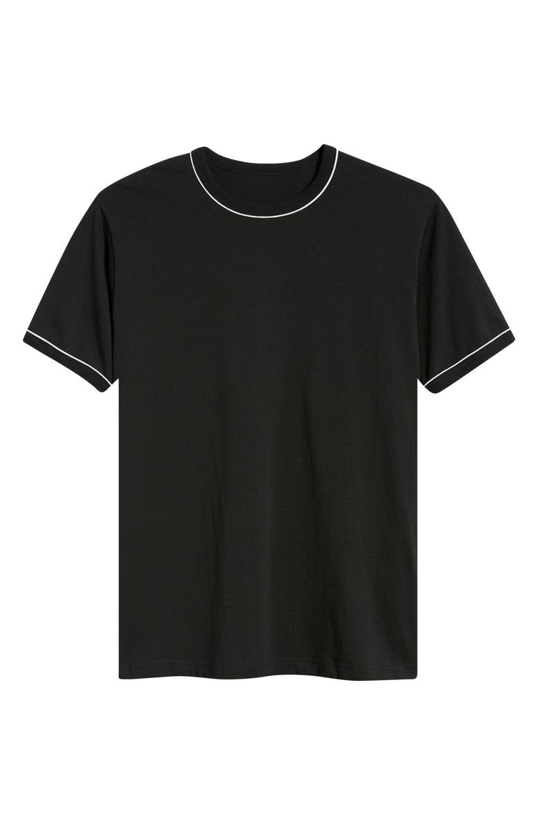 925 Originals Piping Hot Cotton Ringer T-Shirt, Alternate, color, Black