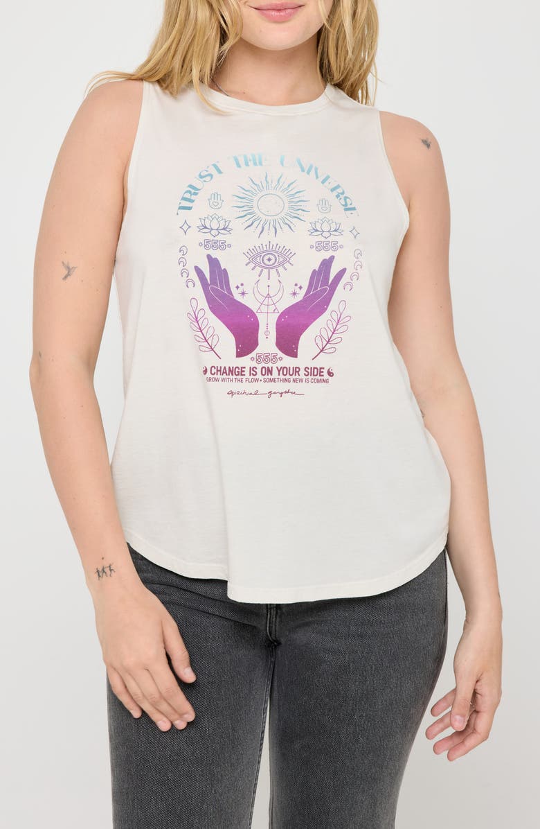 Spiritual Gangster Spirit of Jade Graphic Tank, Main, color, Birch
