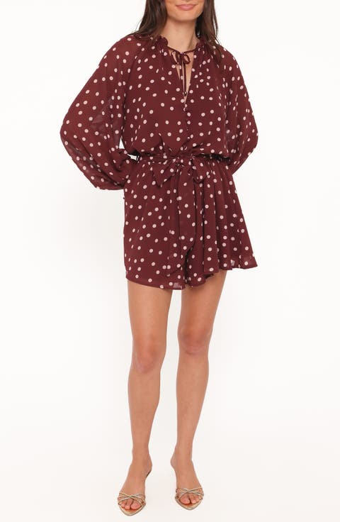 Michelle Polka Dot Romper
