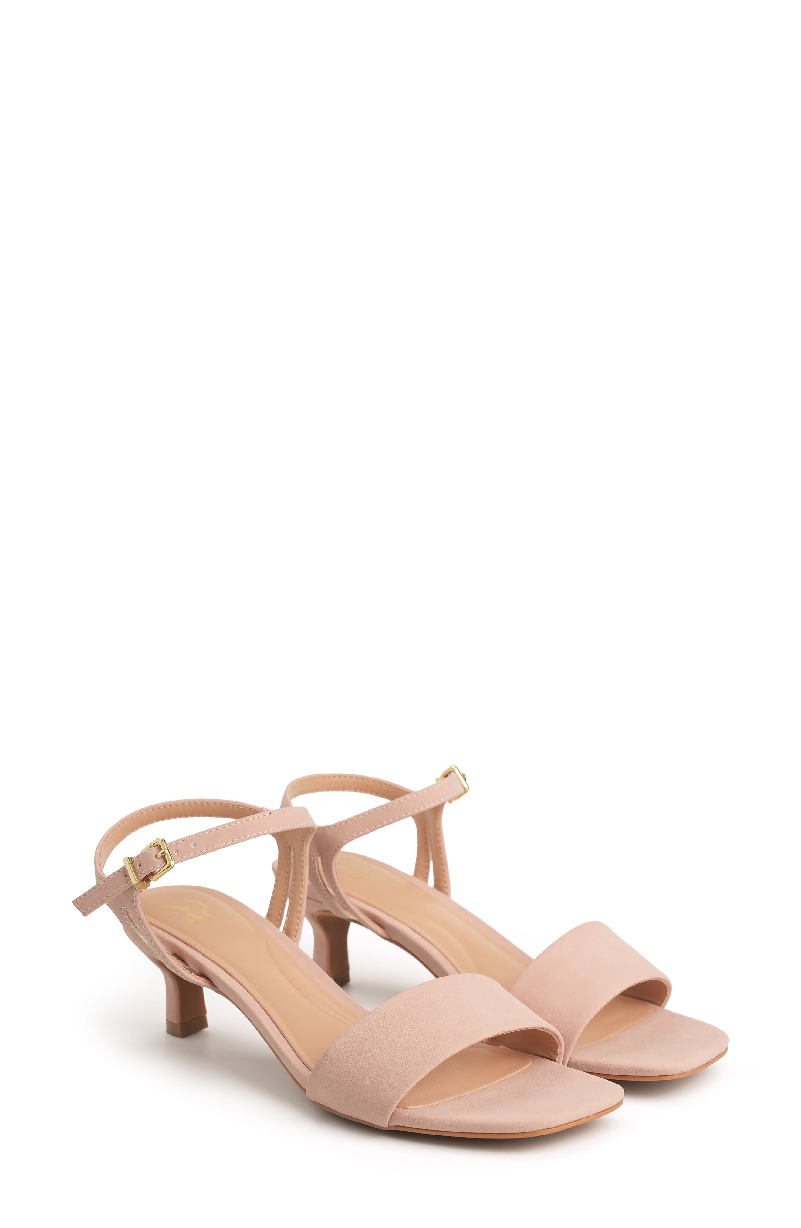 Garnet Ankle Strap Sandal, Alternate, color, PINK