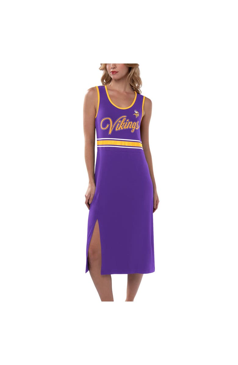 G-III 4HER BY CARL BANKS Women's G-III 4Her by Carl Banks Purple Minnesota Vikings Main Field Maxi Dress, Main, color, Purple