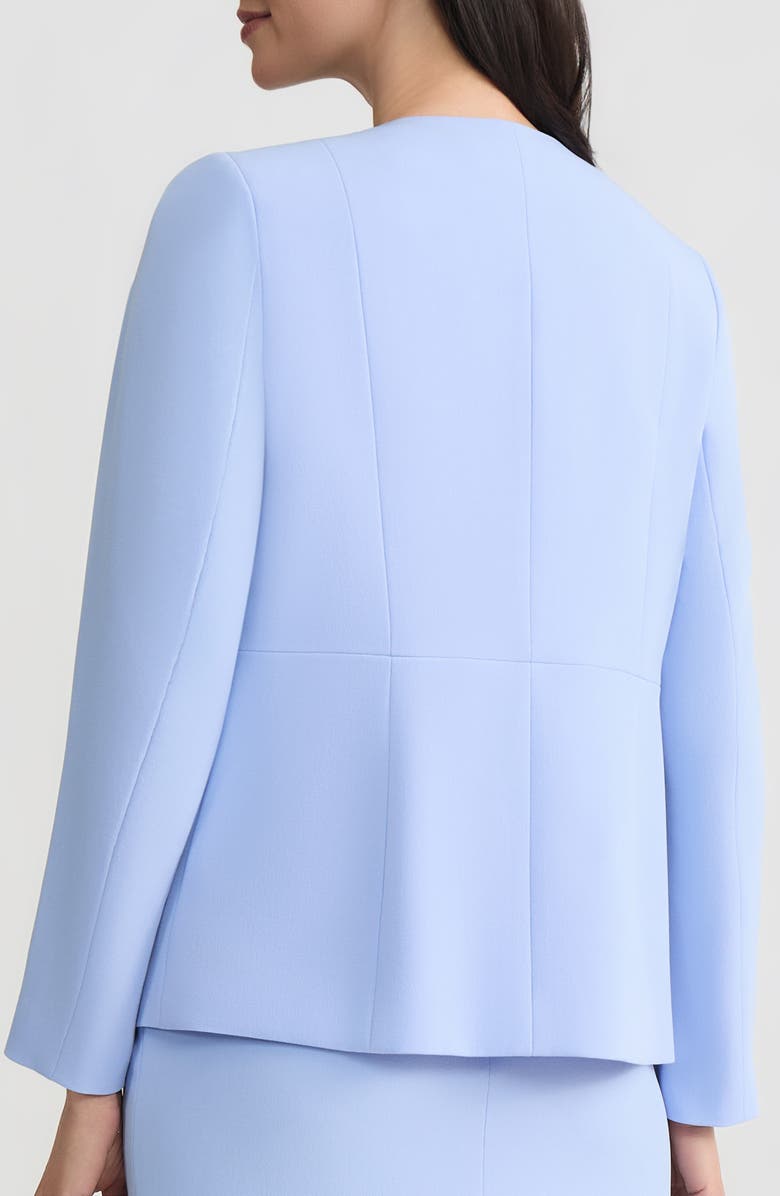 KASPER Three-Button Peplum Jacket, Alternate, color, Paris Bleu