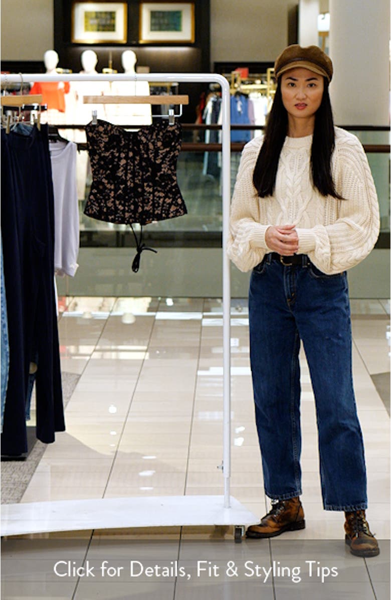 Solaine Lace Corset Top, sales video thumbnail