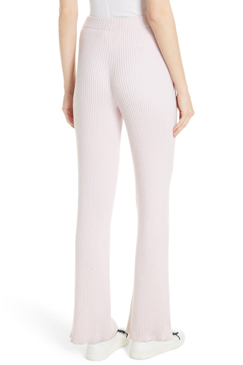 Tory Sport Performance Cashmere Wide Leg Pants, Alternate, color, COTTON PINK