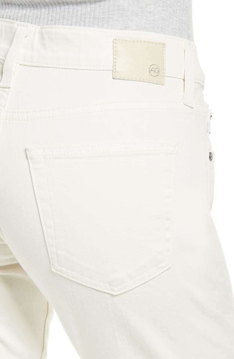AG The Ex-Boyfriend Crop Slim Jeans, Alternate, color, 5 Years Ivory D