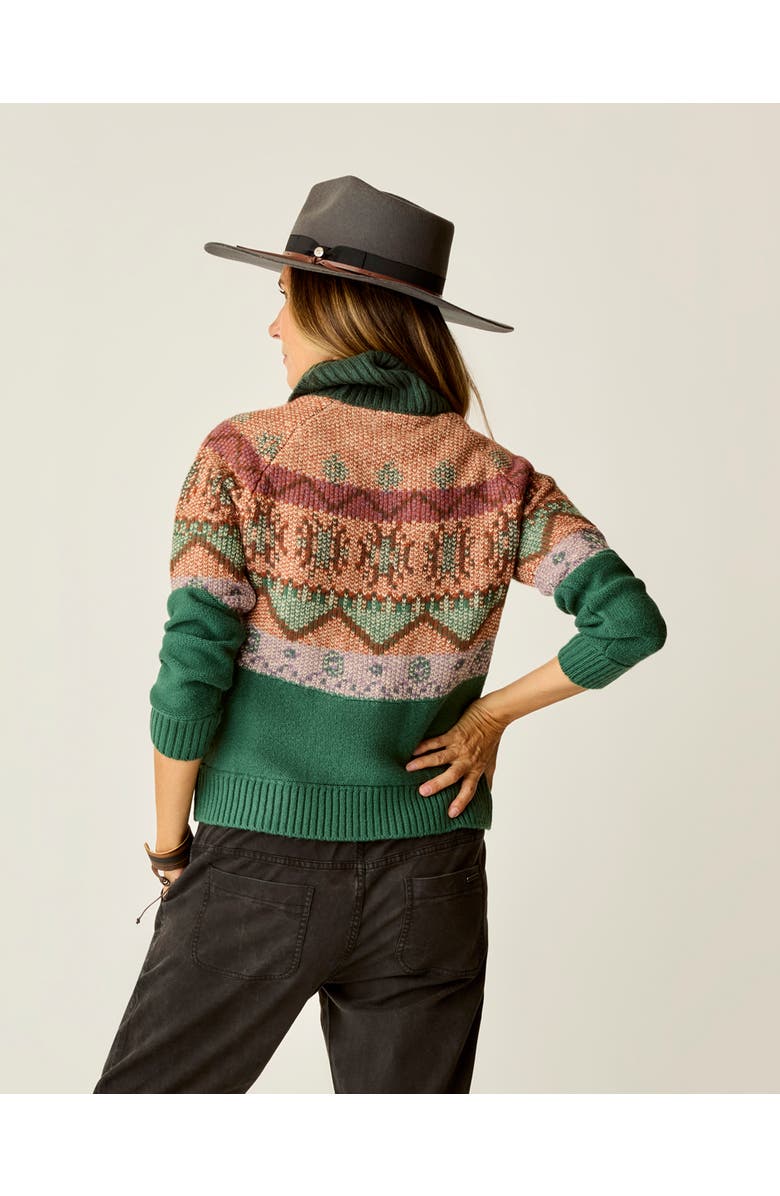 Carve Designs Neve Fairisle Turtleneck, Alternate, color, 