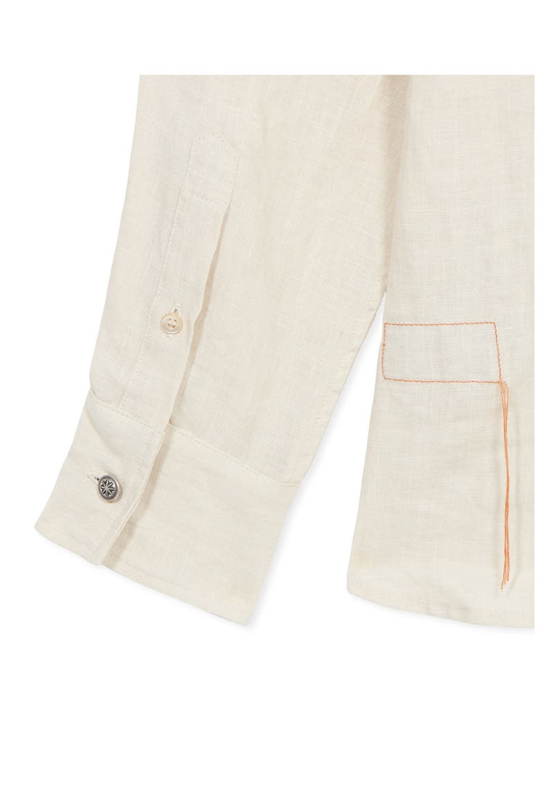 Luke Sahariana Linen Shirt, Alternate, color, STONE