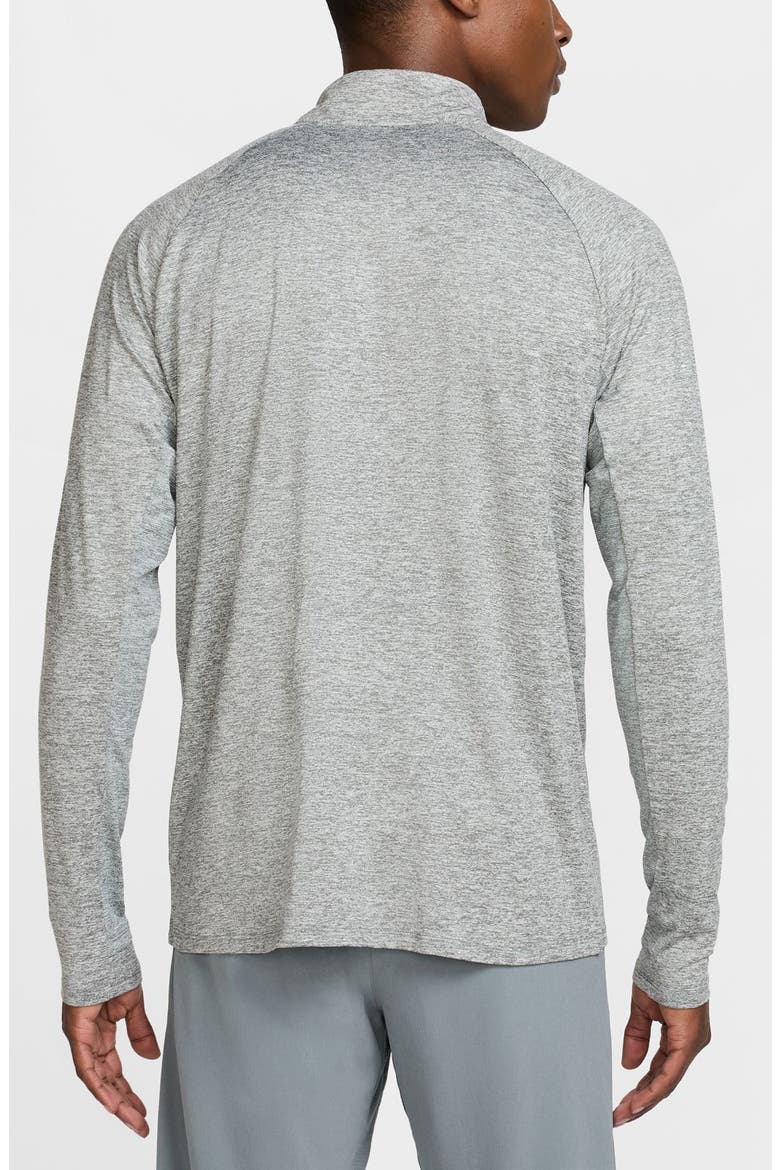 Dri-FIT Stride Half Zip Running Top, Alternate, color, 084 SMKGRY/REFSIL