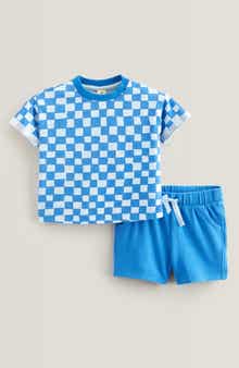 Tucker + Tate Patterned T-Shirt & Drawstring Shorts Set