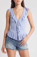 Free People Ruffle Me Away Top