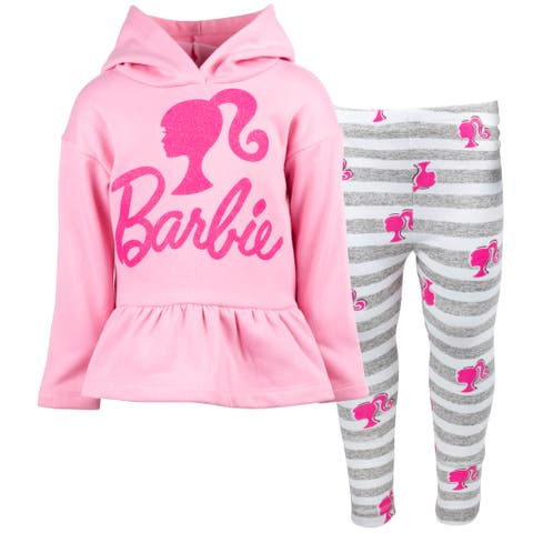 2-Piece Fleece Hoodie and Leggings Set