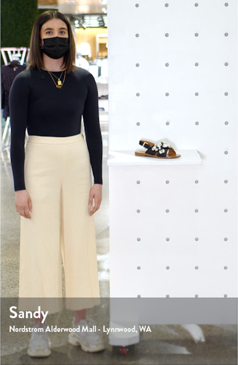 Crystal Crisscross Slide Sandal, sales video thumbnail