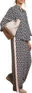 MINT VELVET Geometric Print Wide Trousers