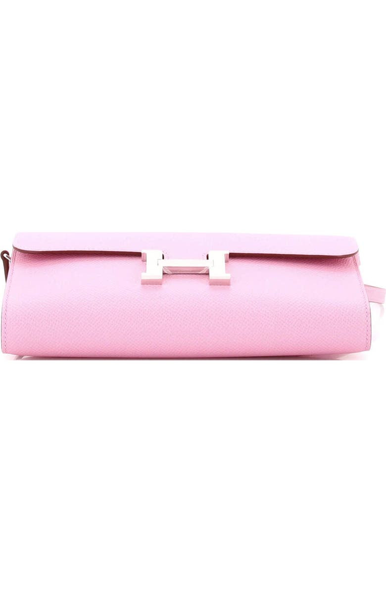 Pre-Owned Hermes Constance To Go Wallet Epsom, Alternate, color, Mauve Sylvestre