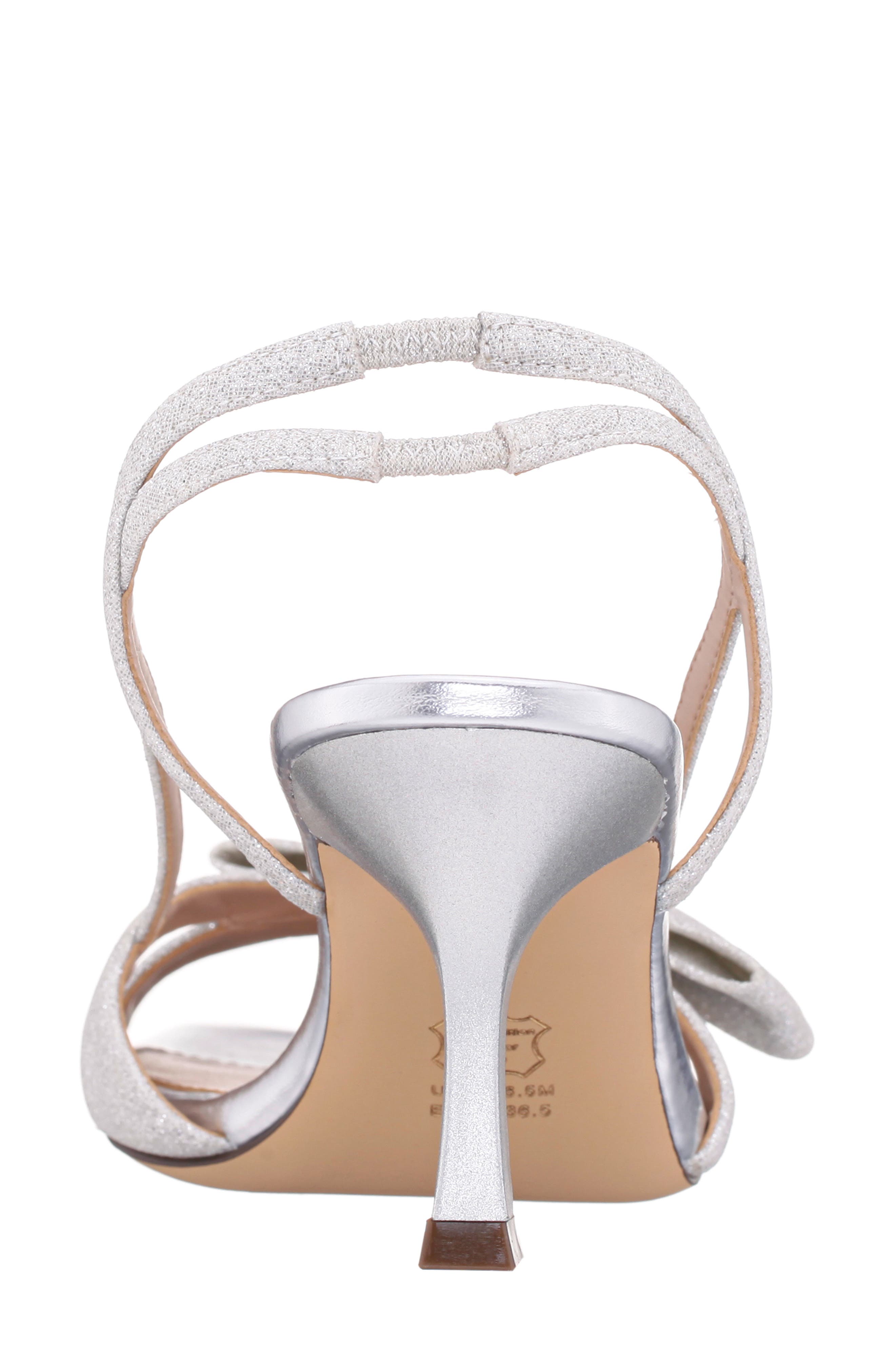 Nina Lizette Slingback Sandal, Alternate, color, Silver