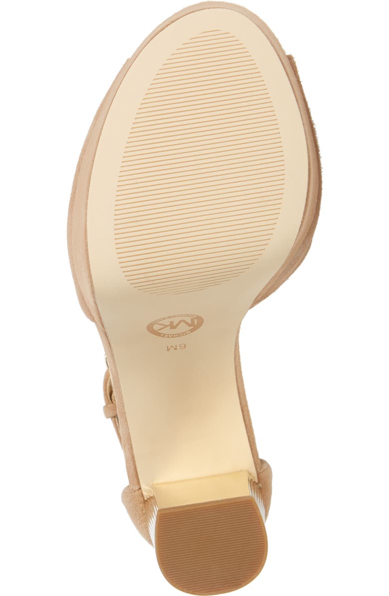 MICHAEL Michael Kors Paloma Metallic Heel Platform Sandal, Alternate, color,