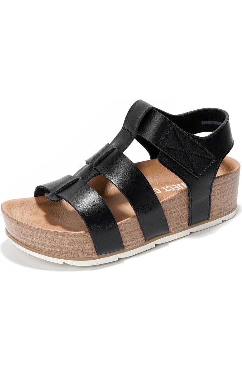 Project Cloud Partner Wedge Sandal, Main, color, Black