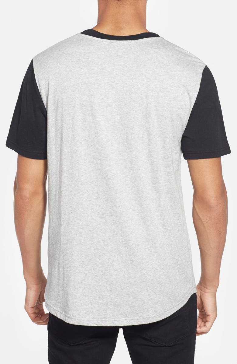 Alternative Cotton & Modal Baseball Henley T-Shirt, Alternate, color, 
