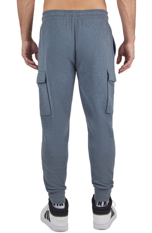 90 Degree By Reflex Ulta Mélange Fleece Joggers In Navy Blazer