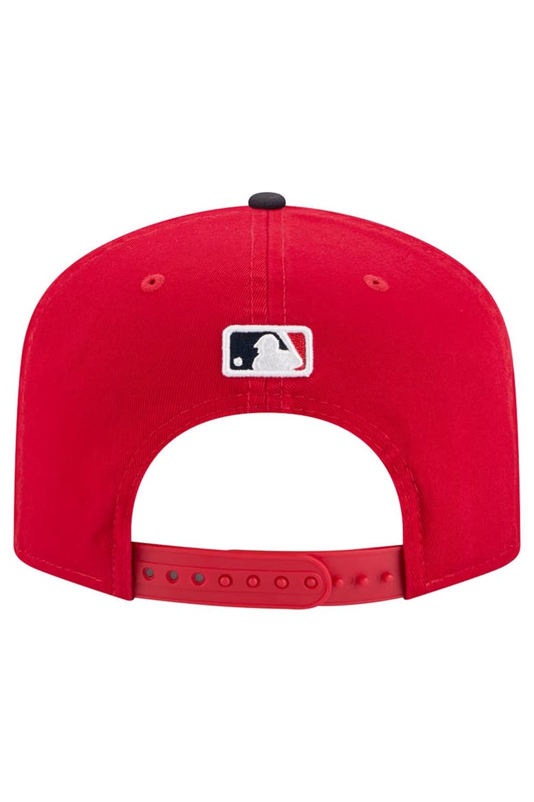 Men's New Era  Red Cleveland Guardians Team 19TWENTY Adjustable Hat, Alternate, color, Red