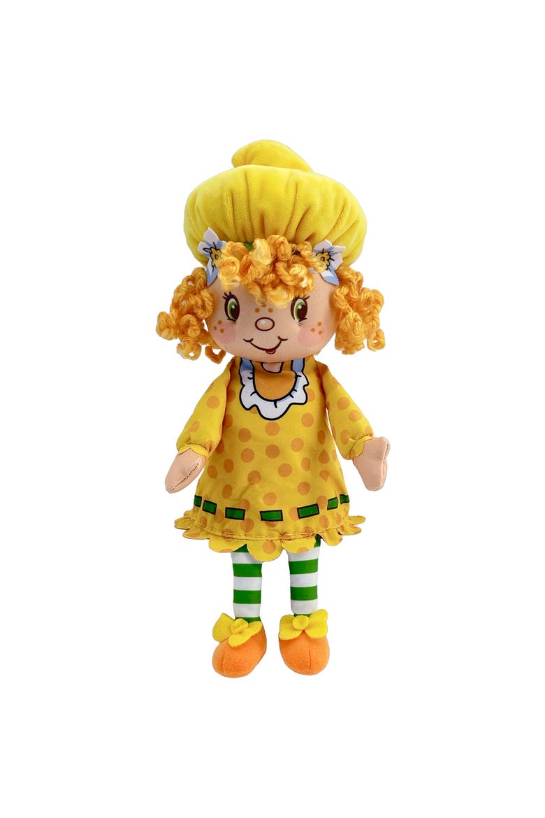 Pop n Flip 9 Inch Lemon Meringue Plush Doll, Main, color, Yellow