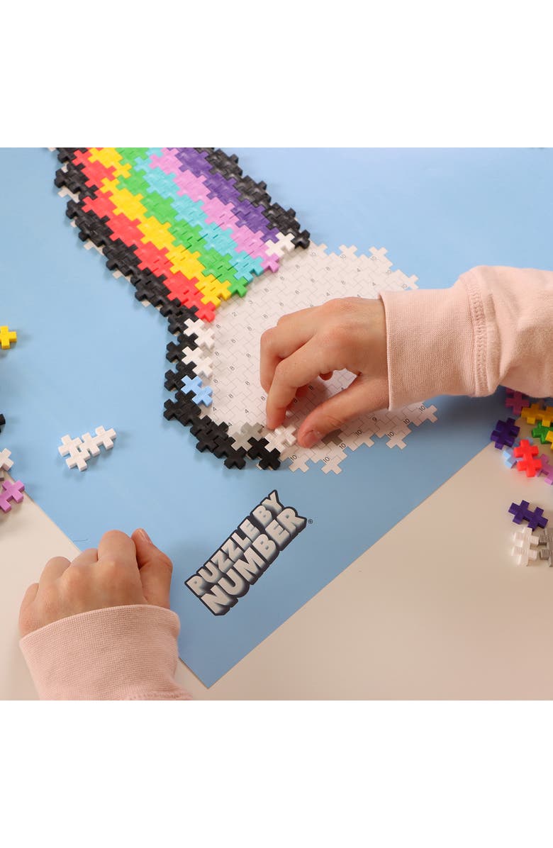 Plus-Plus USA 500-Piece Rainbow Puzzle by Number, Alternate, color, Multi