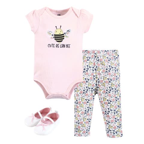 Soft Cotton Collection Bodysuit, Pants, and Footwear Collection
