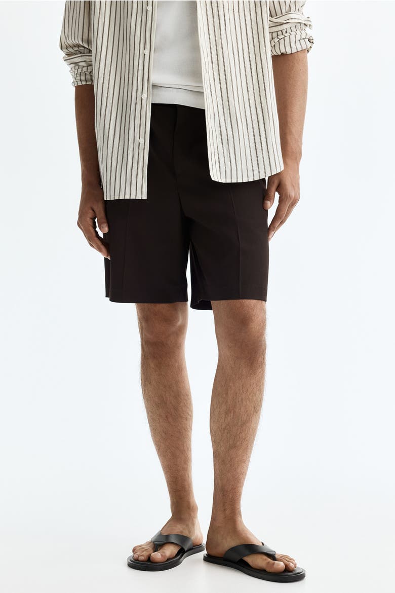 Loose Fit Bermuda Shorts, Alternate, color, Dark brown