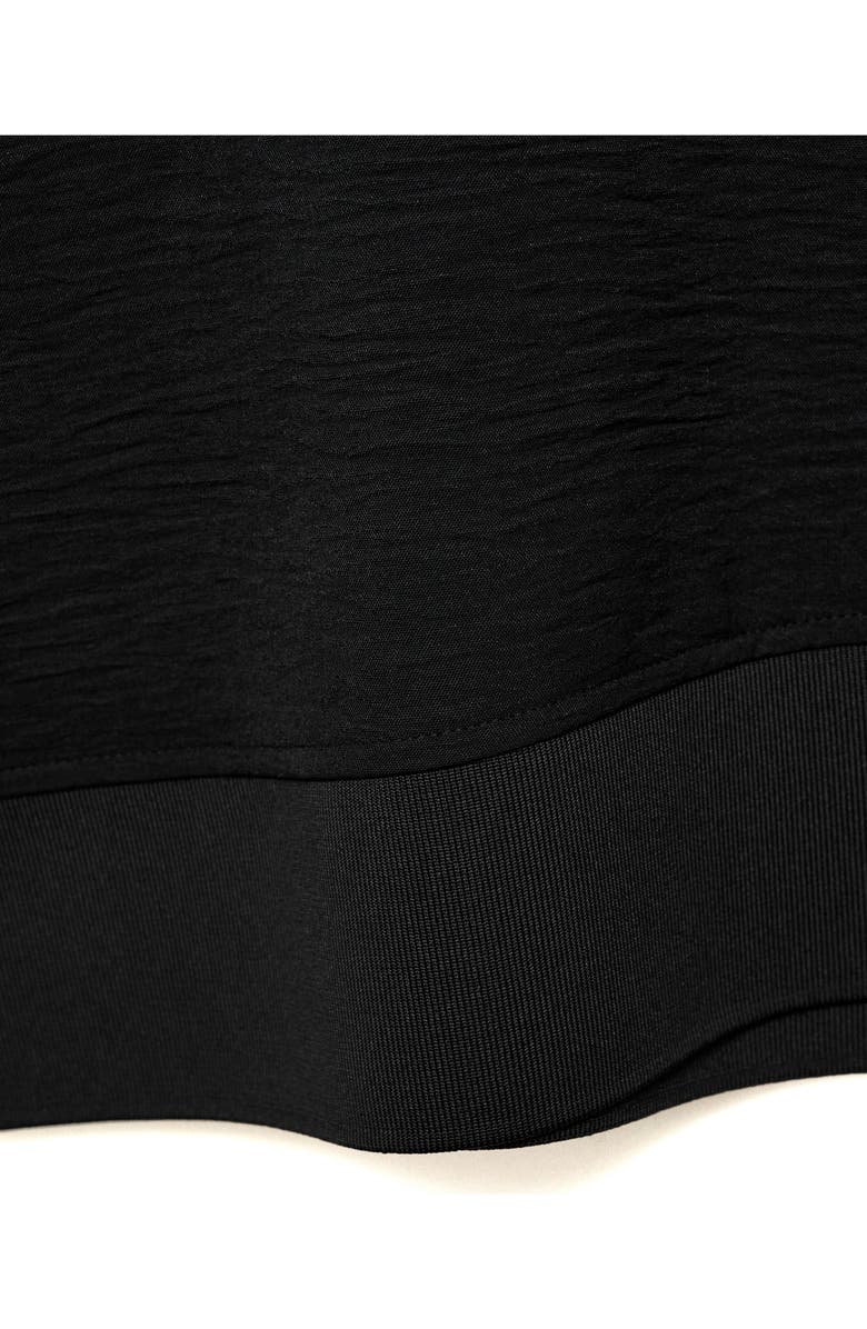 MANGO Fluid Dolman Short Sleeve Woven T-Shirt, Alternate, color, 