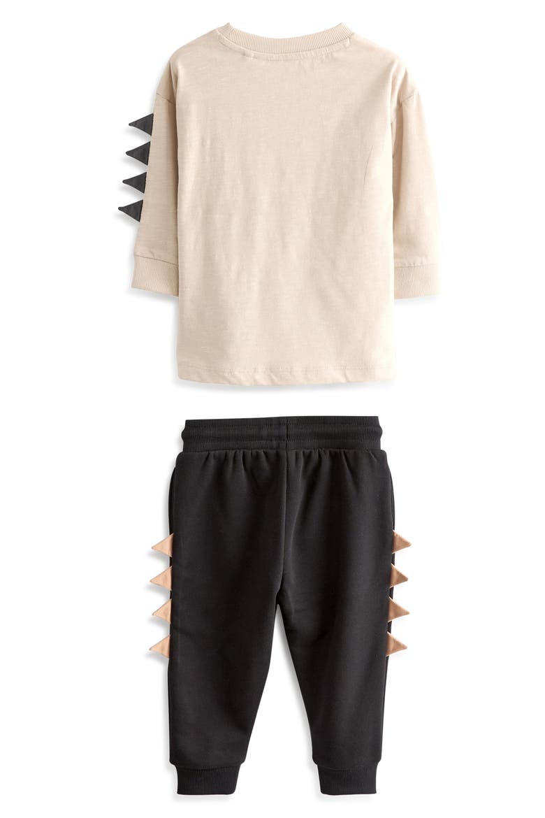 Kids' Assorted 4-Pack Monster Long Sleeve Graphic T-Shirt, Joggers & Leggings Set, Alternate, color, BROWN