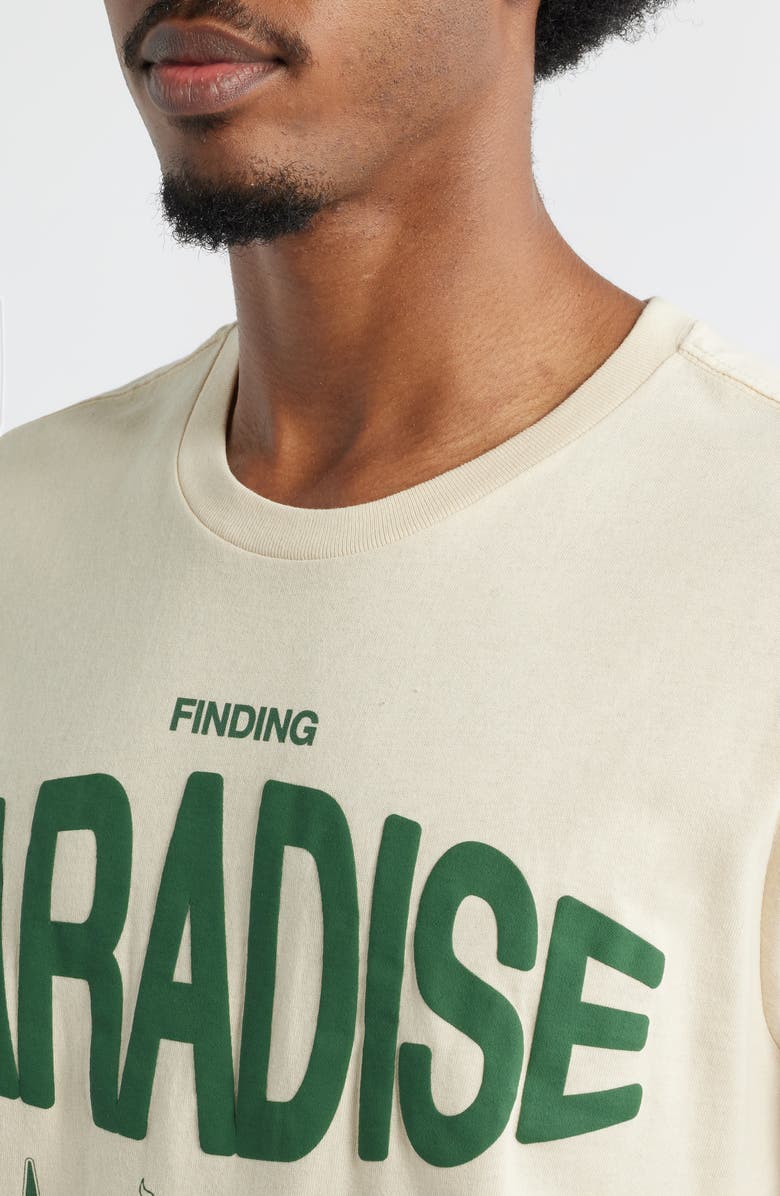 The Forecast Agency Finding Paradise Cotton Graphic T-Shirt, Alternate, color, Sand