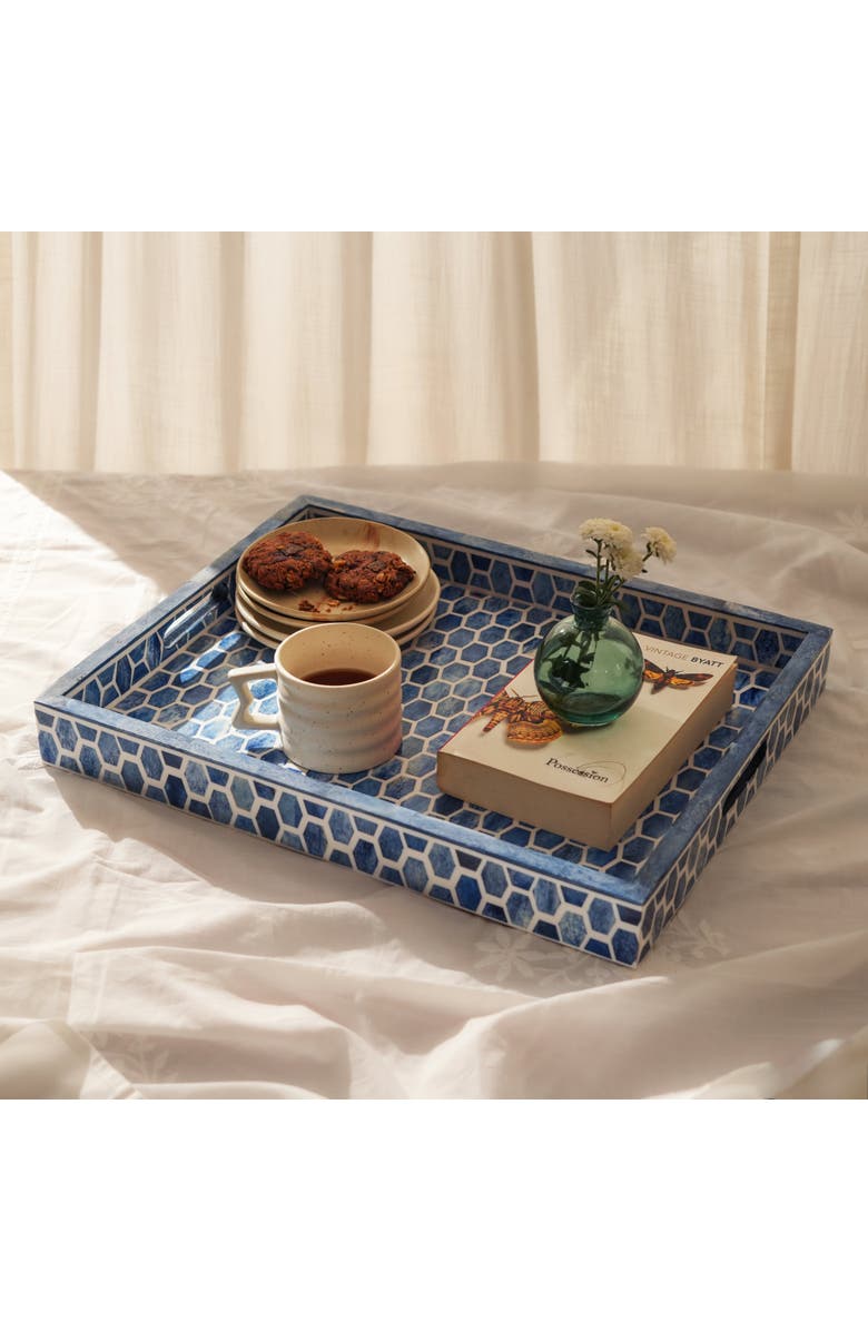 Mela Artisans Gramercy Inlay Tray, Alternate, color, Gramercy