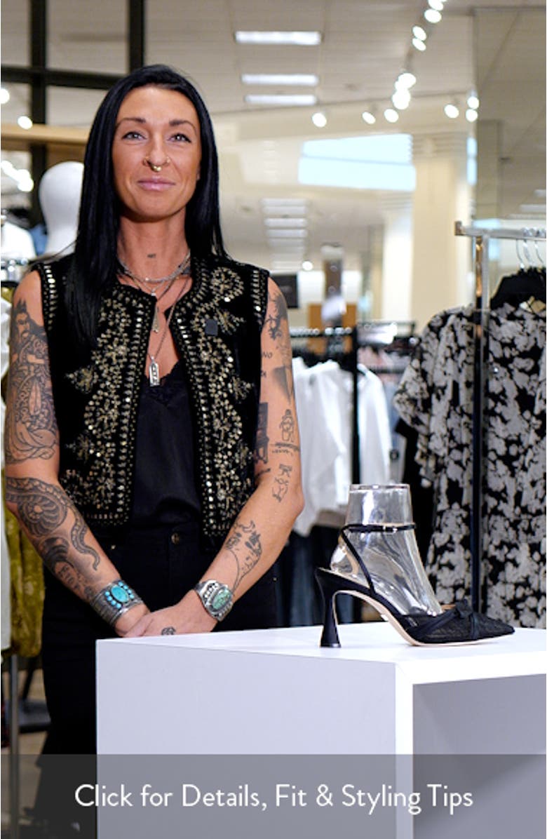 Josie Ankle Strap Pointed Toe Pump, sales video thumbnail